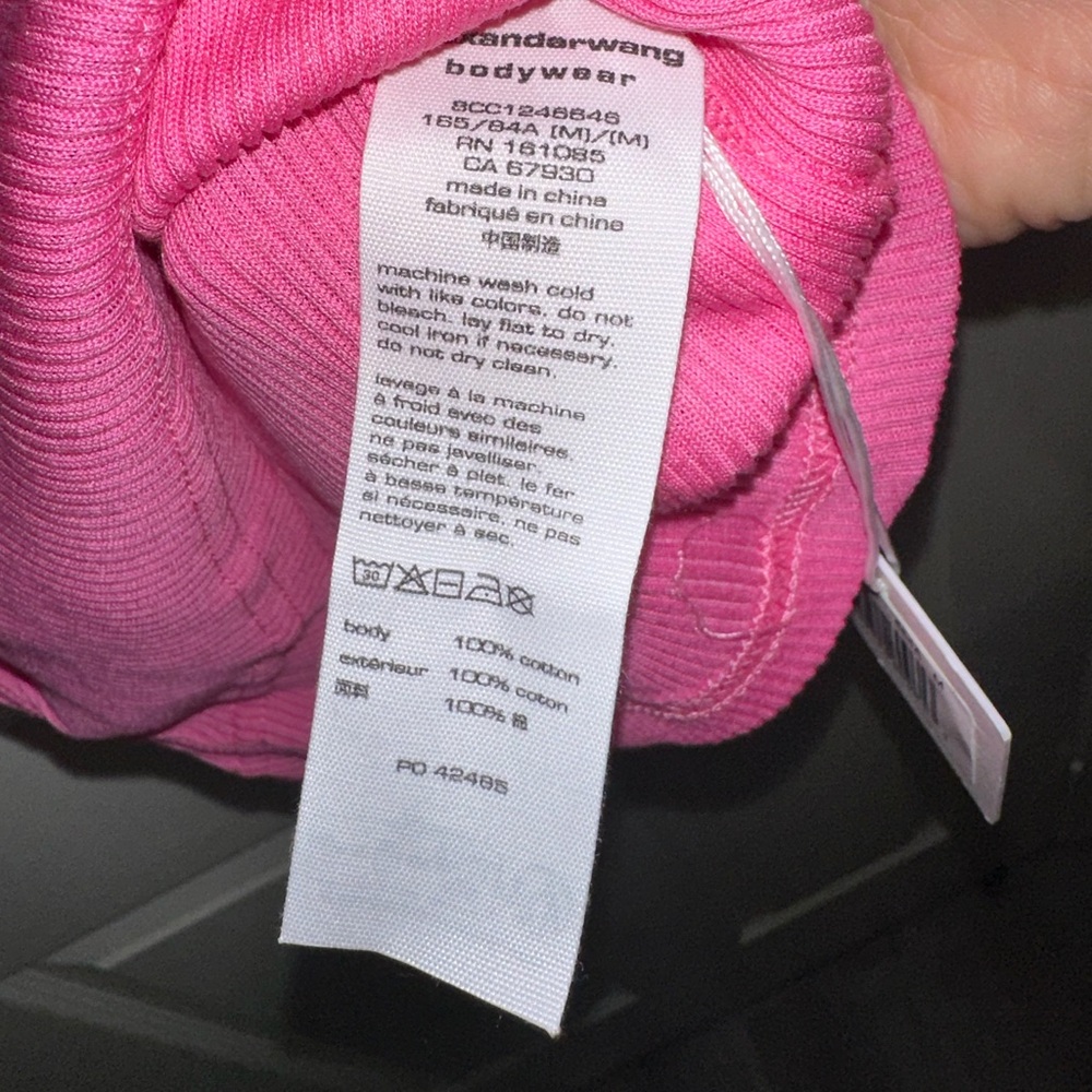 Alexander Wang Long-Sleeve Pink Bodycon Mini Dress - Picture 6 of 6